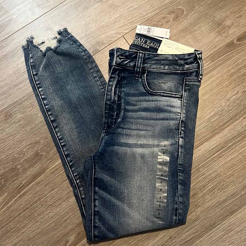 American Eagle High Rise Cropped Jeggings